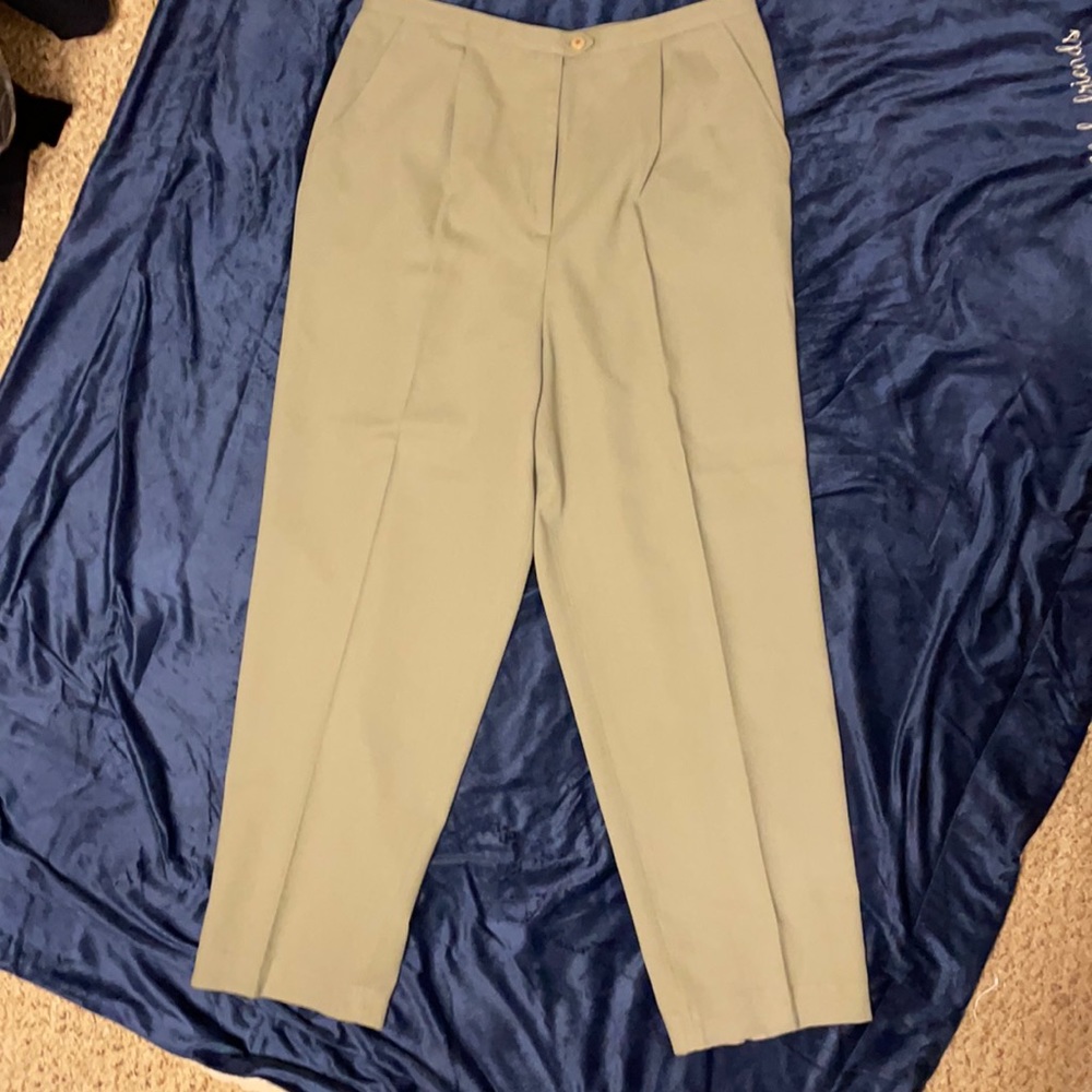 Sea Green Double Breasted Pant Suit